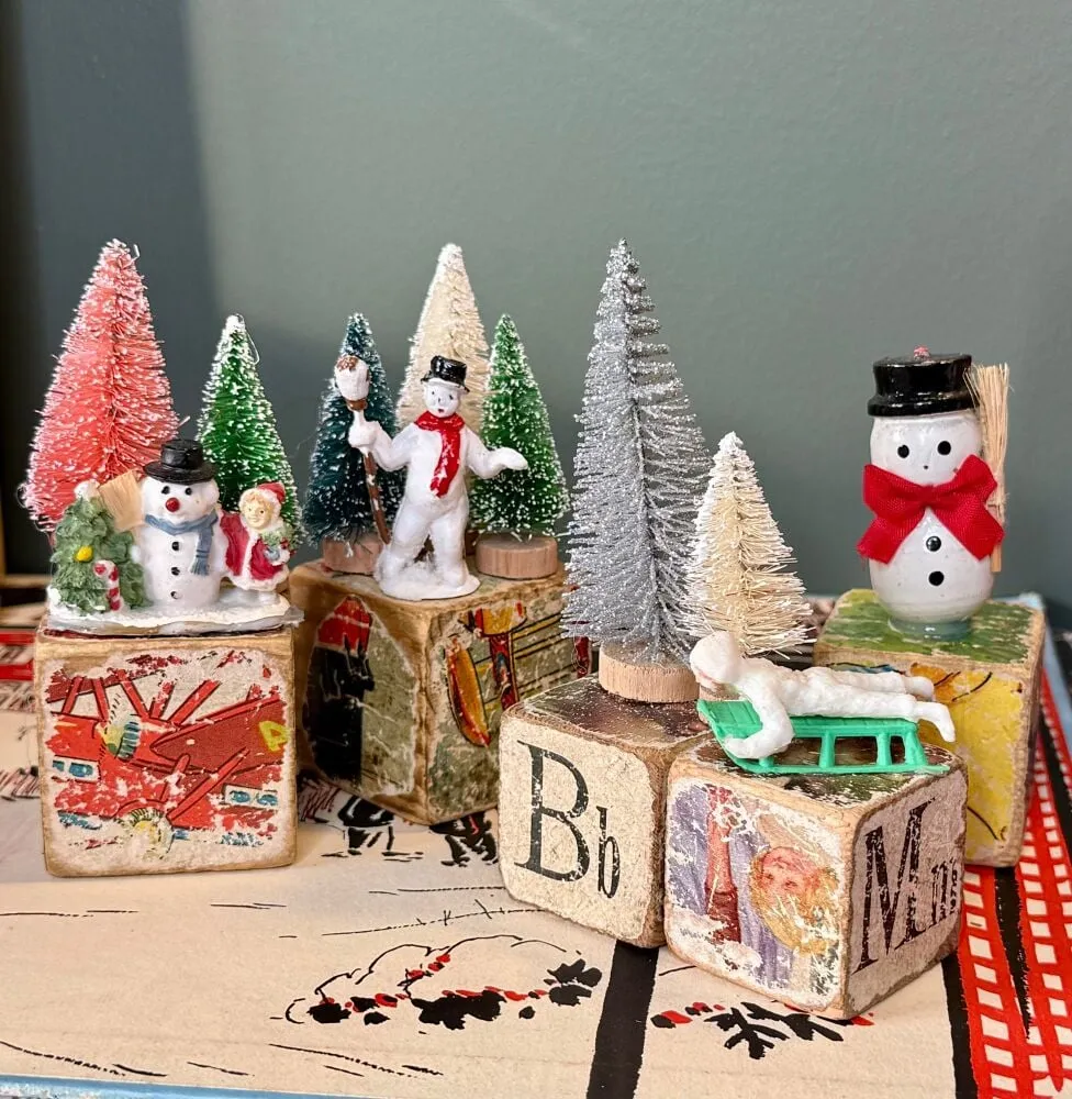 vintage christmas, decorations and stocking fillers