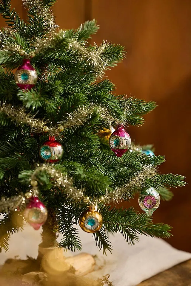 Vintage Tinsel + Ornament Garland | Terrain
