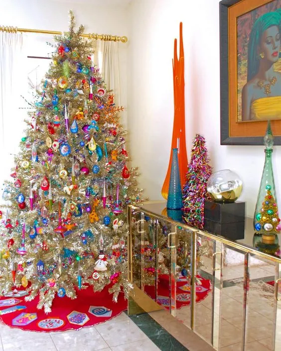 When Glittered Sequin Christmas Dreams of Grandeur Go Full Graceland - Decor To Adore
