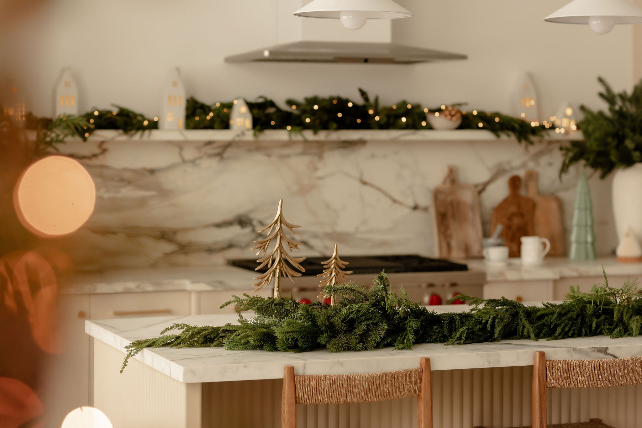 Where Modern Comfort Meets Holiday Magic in the Kitchen Studio - Mint Room  Studios