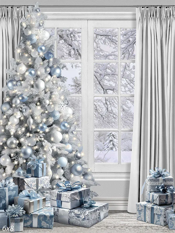 White Christmas Backdrop - Denny Mfg