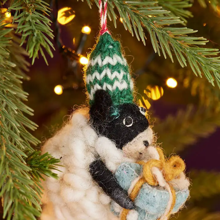 Wholesale Felt Black Sheep Decoration for your store - Faire