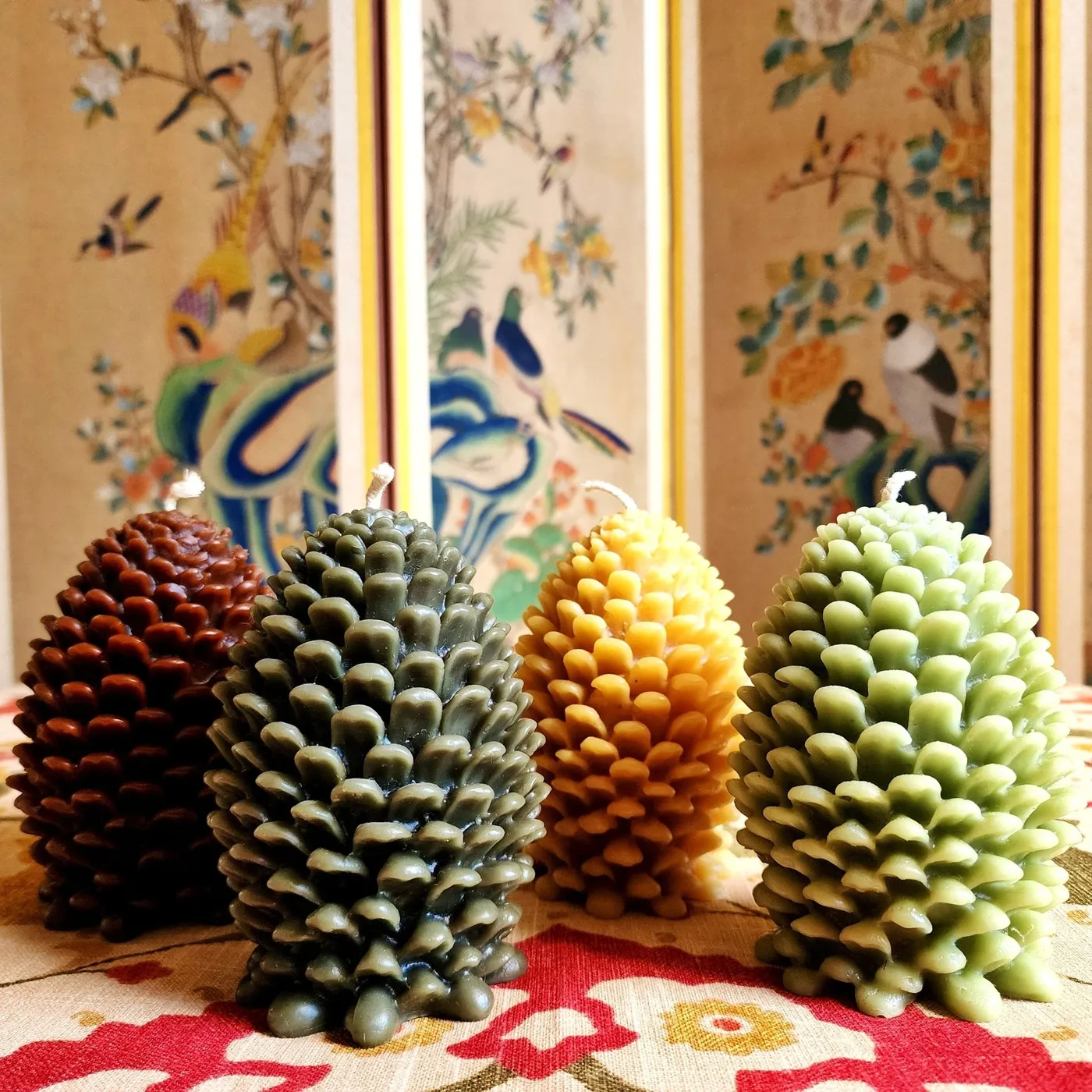 Wholesale Pinecone Candle - Perfect Christmas Centerpiece Set of Pinecone  Candleholders in Great Condition