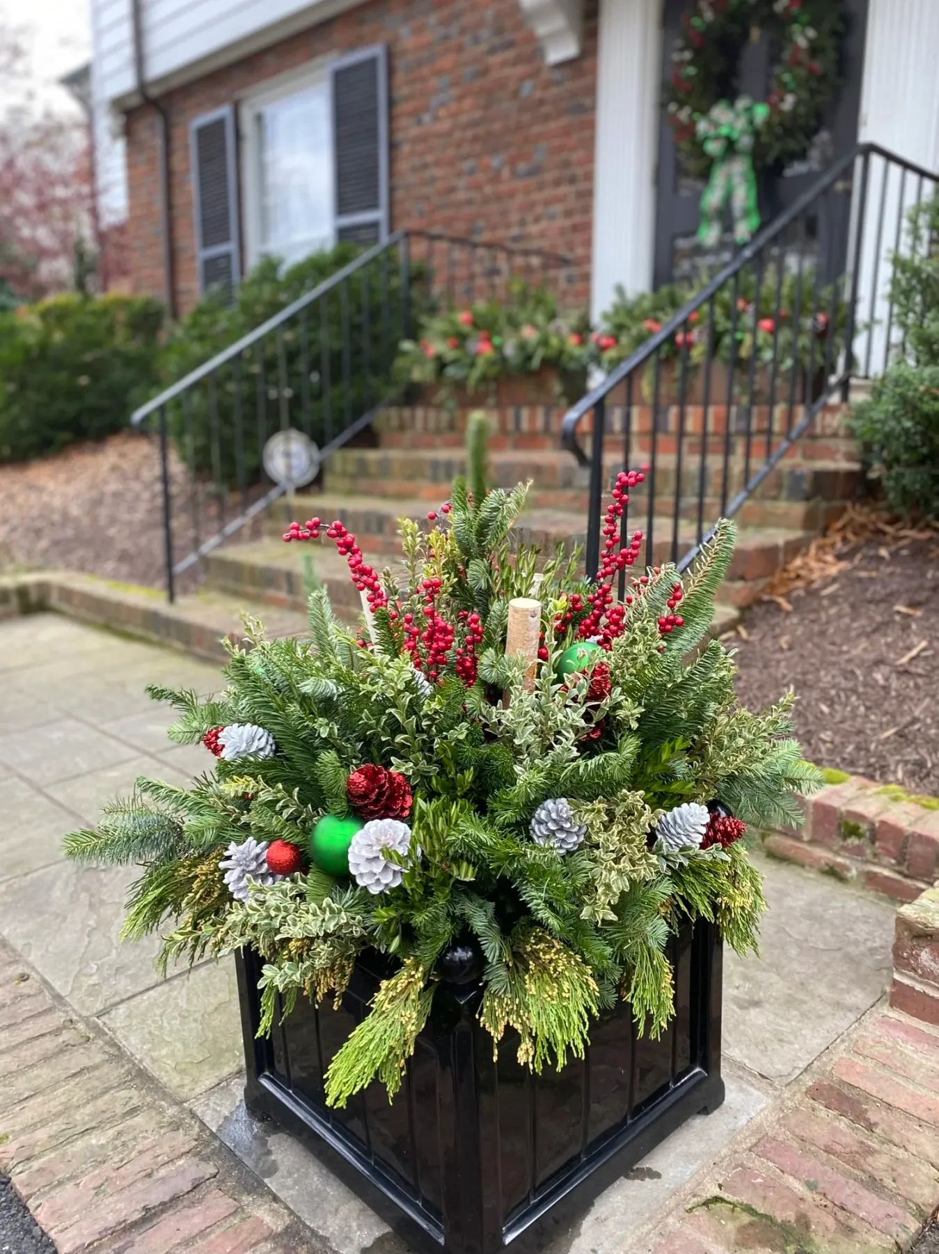 Winter & Holiday Planters: Garden Décor — Contained Creations