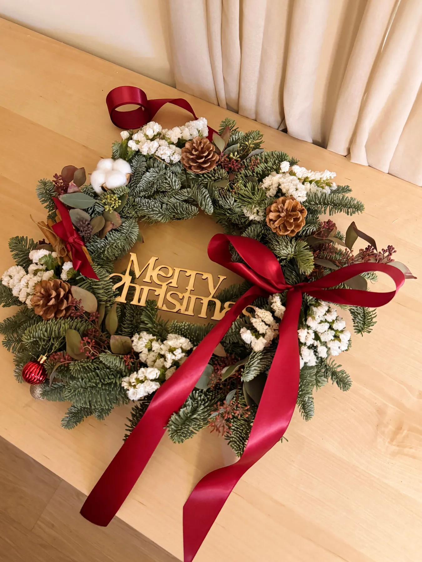 Winter Wonderland — Fresh Christmas Wreath | Christmas 2026 | Eden's Ground  | Singapore Floral Design Boutique