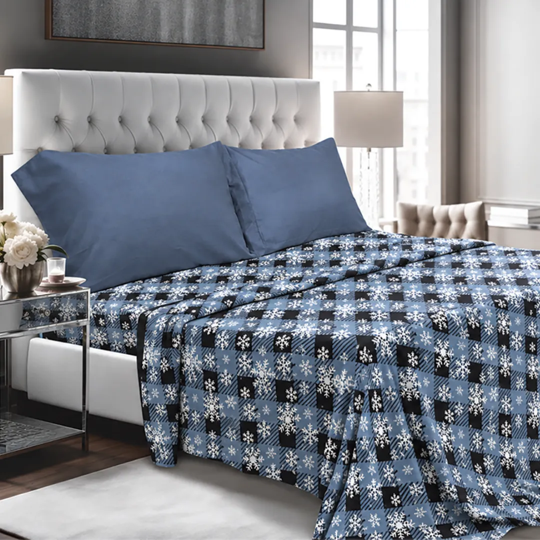 Winter Wonderland Microfleece Sheet Set – Magasins Hart | Hart Stores