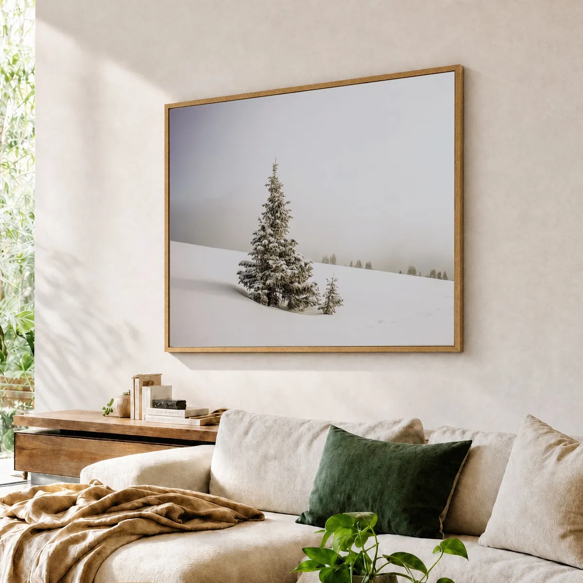 Winter Wonderland Pine Tree Art Print by Alameda – Fy!