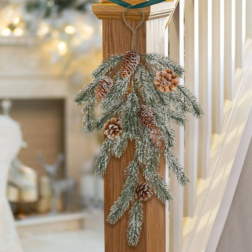 Winter Woodland Staircase Swag By Dibor