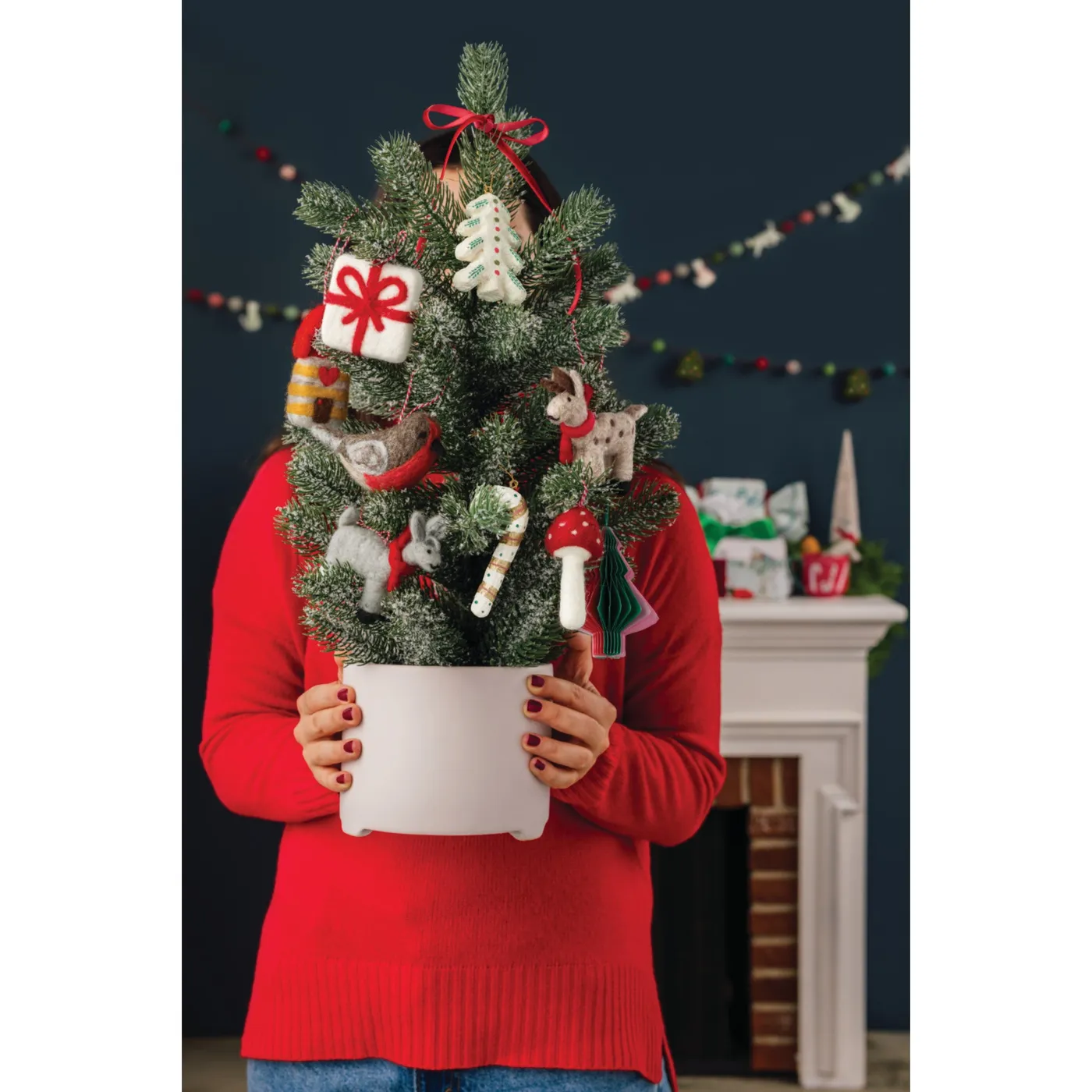 Yuletide Felt Christmas Tree Ornaments - 3 Assorted Styles – Danica Brands
